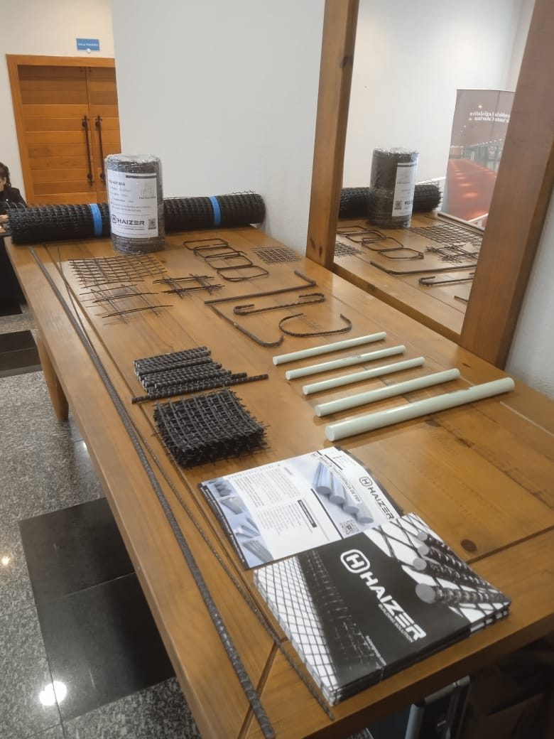 Materiais Haizer — telas e barras de FRP
