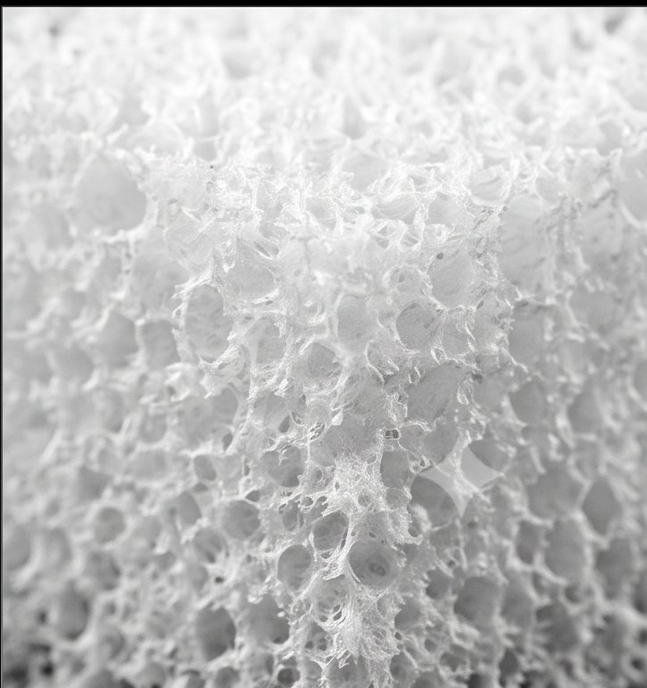 Estrutura macroporosa da Hexor HPU